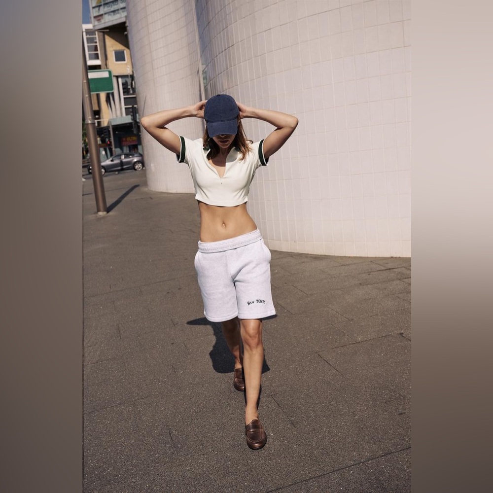 Zara Rib Crop Top - Picture 2 of 6